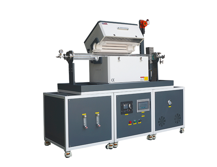 帶滑軌的氫氣還原管式爐